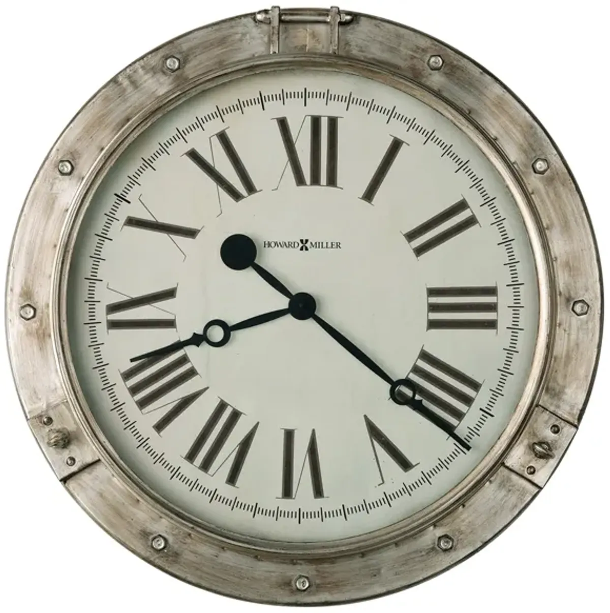 Chesney Wall Clock in Gray by Howard Miller