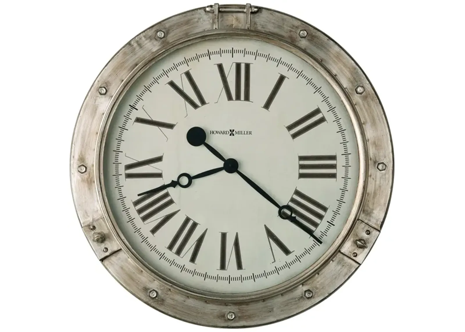 Chesney Wall Clock in Gray by Howard Miller