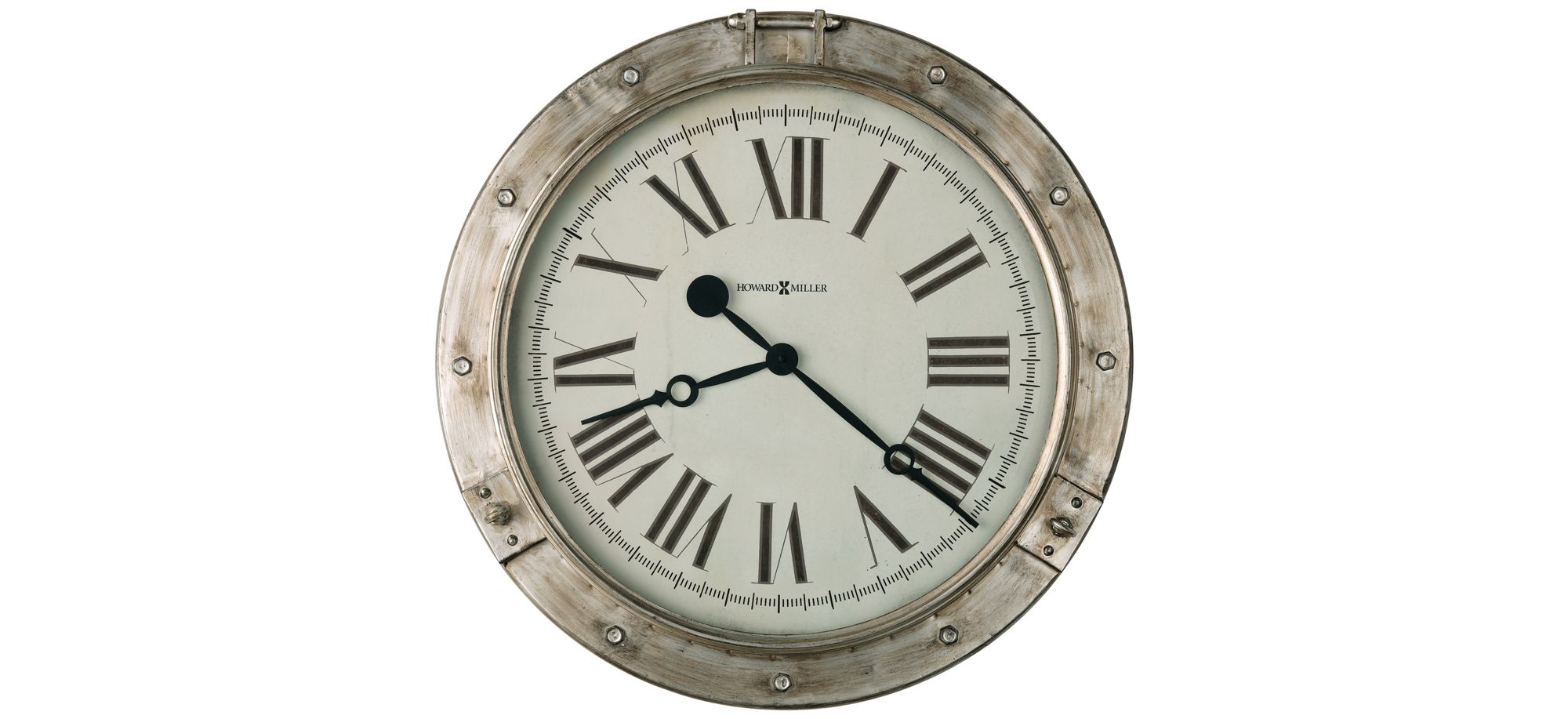 Chesney Wall Clock in Gray by Howard Miller