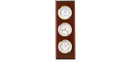 Shore Station Wall Clock in Rosewood by Howard Miller