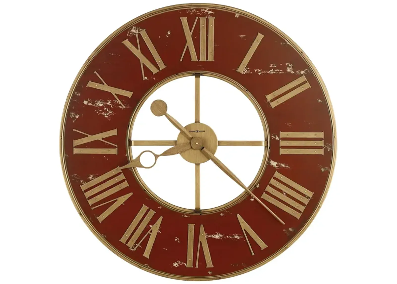 Boris Wall Clock in Red by Howard Miller