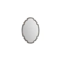 Ludovica Aged Wood Wall Mirror in Light Gray by Uttermost