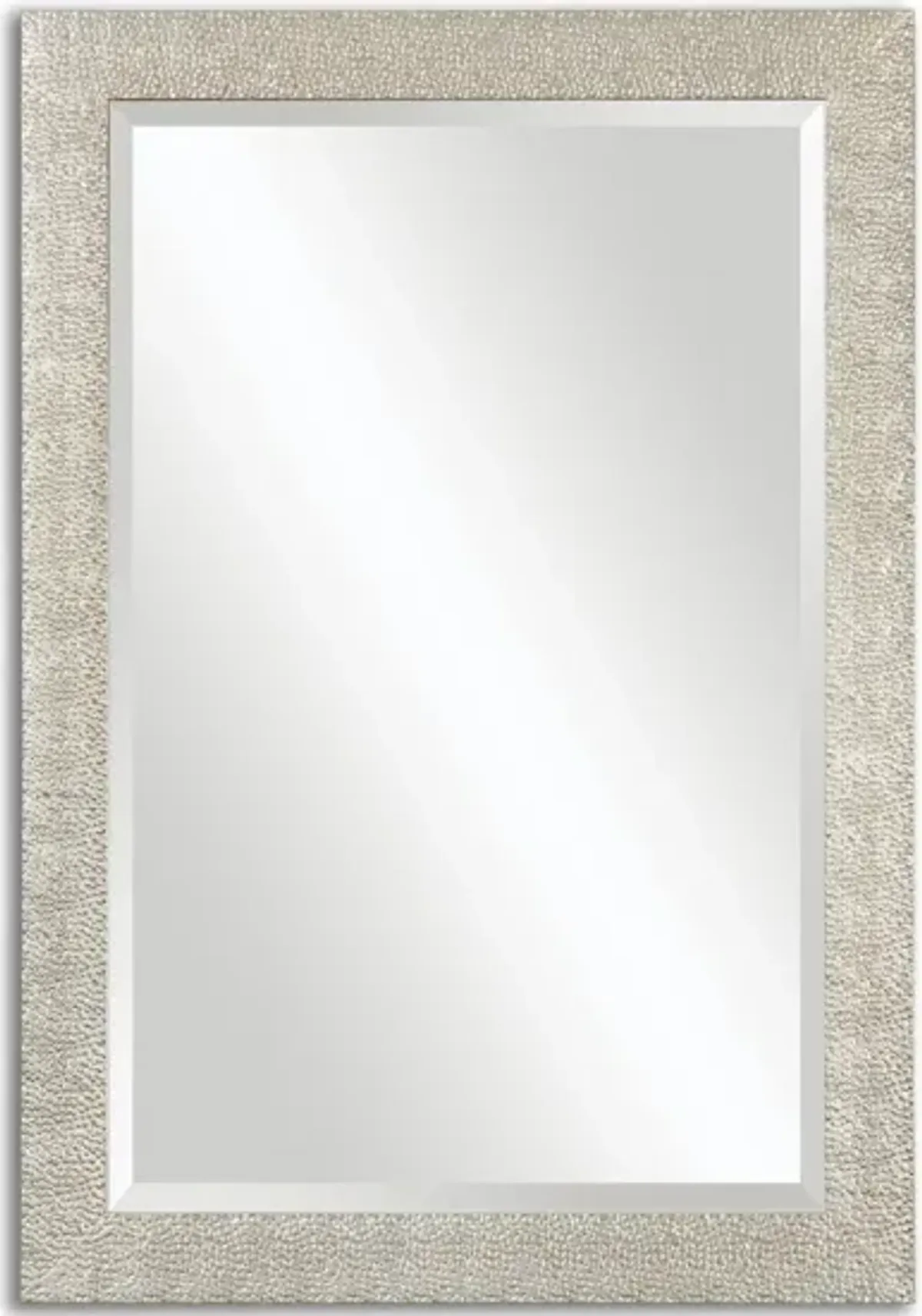 Porcius Wall Mirror in Antiqued Silver by Uttermost