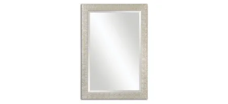 Porcius Wall Mirror in Antiqued Silver by Uttermost
