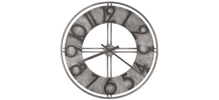 River Wall Clock in Gray by Howard Miller