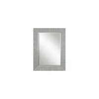 Belaya Gray Wood Wall Mirror in Blue-gray / Silver by Uttermost