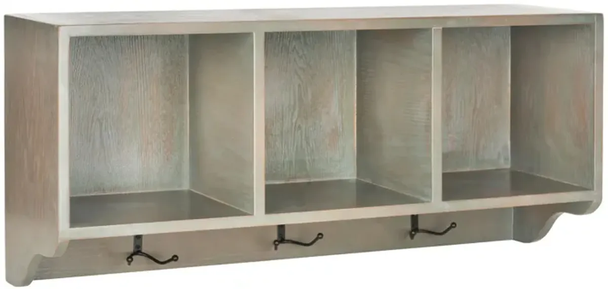 Alice Wall Shelf With Storage Compartments