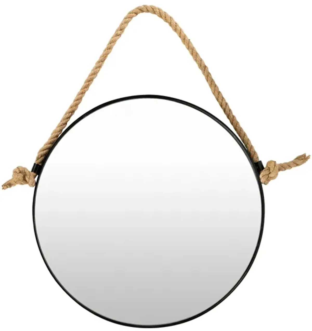 Thaddeus Mirror in Black by Surya