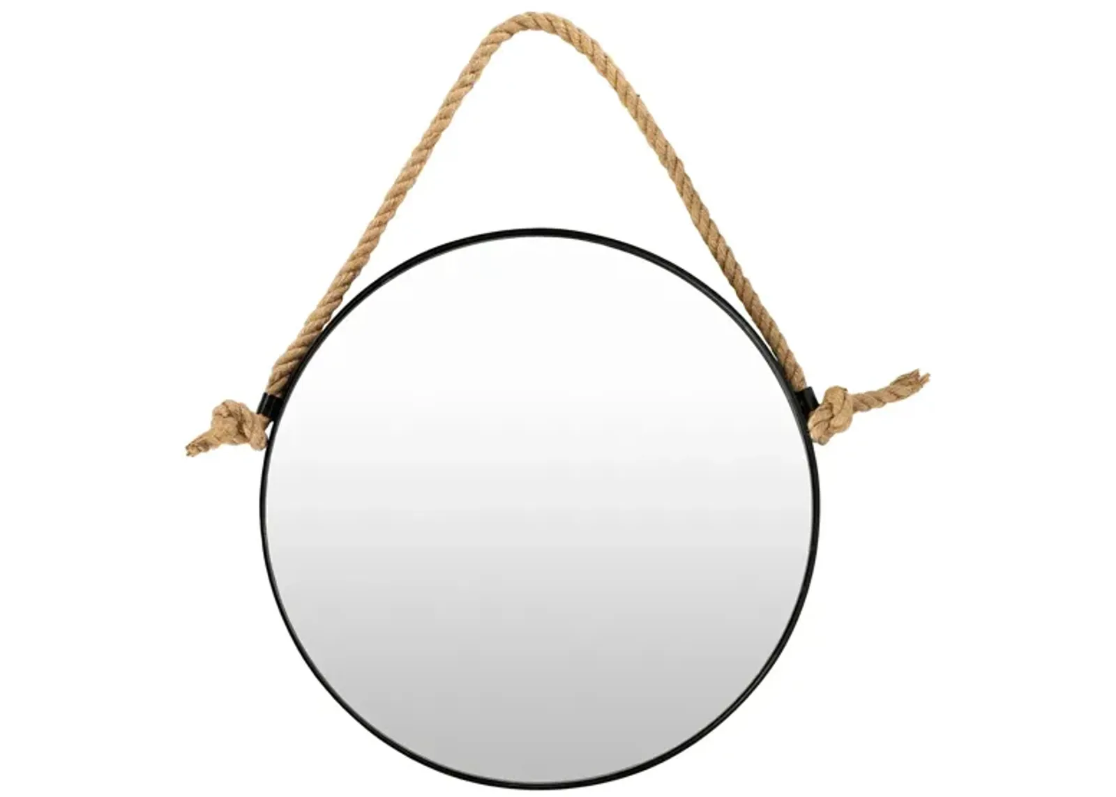 Thaddeus Mirror in Black by Surya