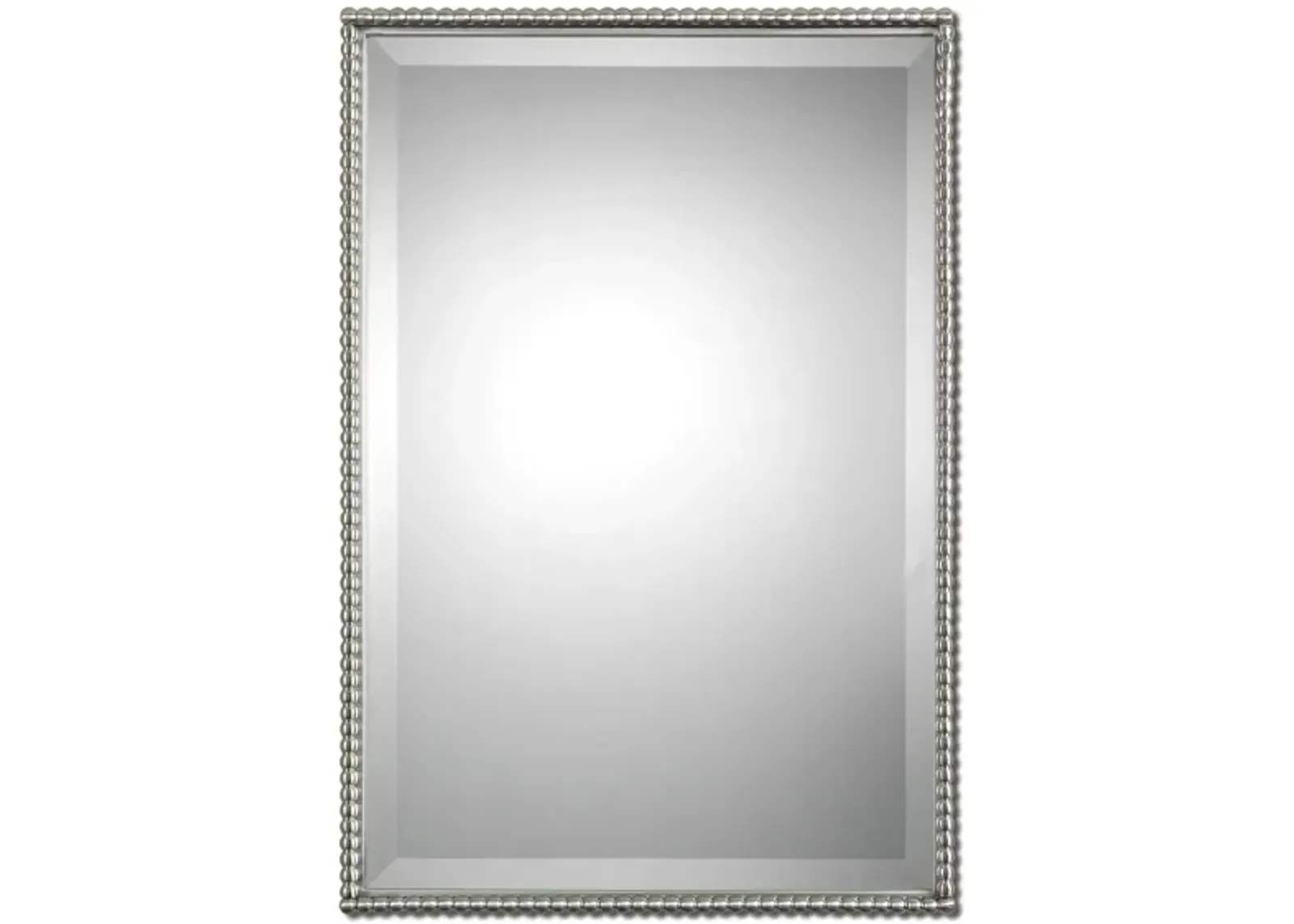 Sherise Wall Mirror in Brushed Nickel by Uttermost