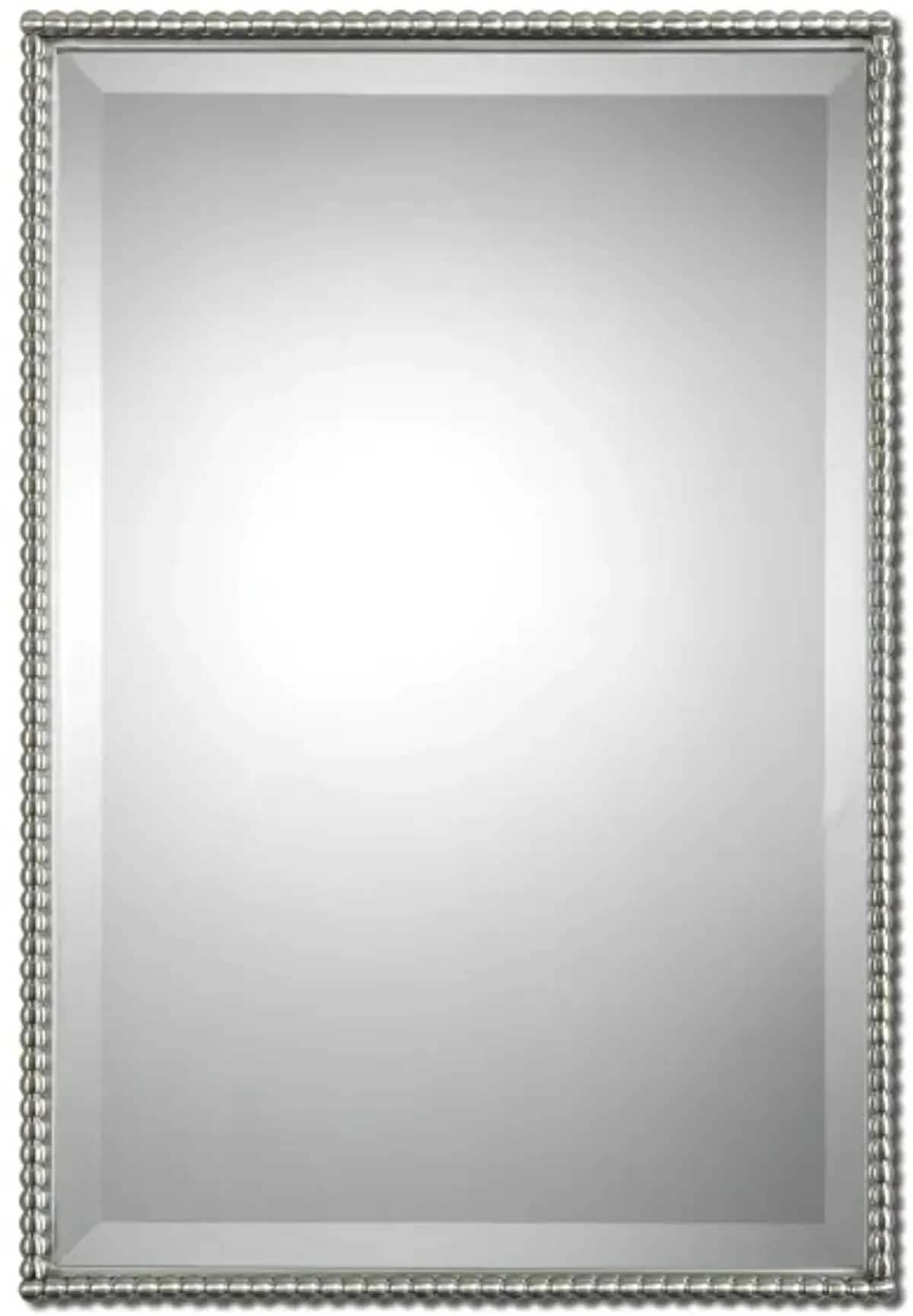 Sherise Wall Mirror in Brushed Nickel by Uttermost