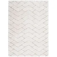 Blair Area Rug in Ivory/ Gray by Nourison