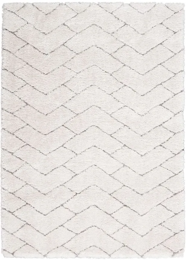 Blair Area Rug in Ivory/ Gray by Nourison