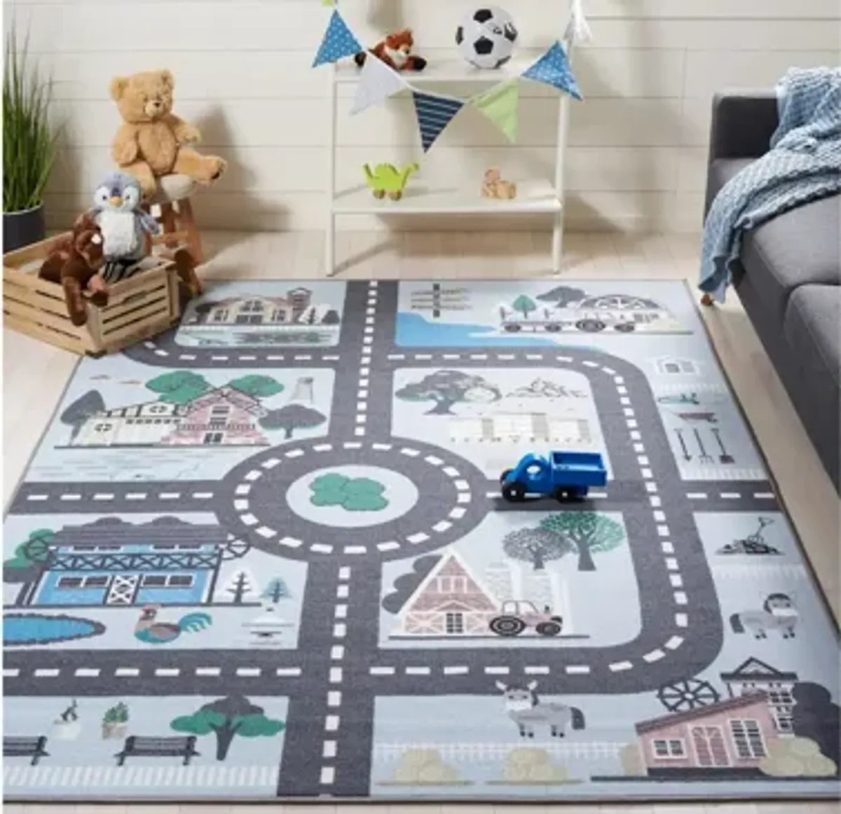 Masonville Kids' Playhouse Rug