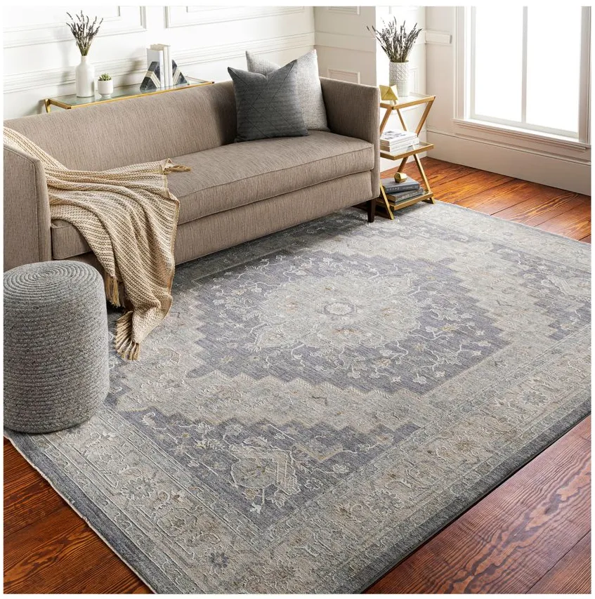 Susie Area Rug in Gray, Denim by Surya