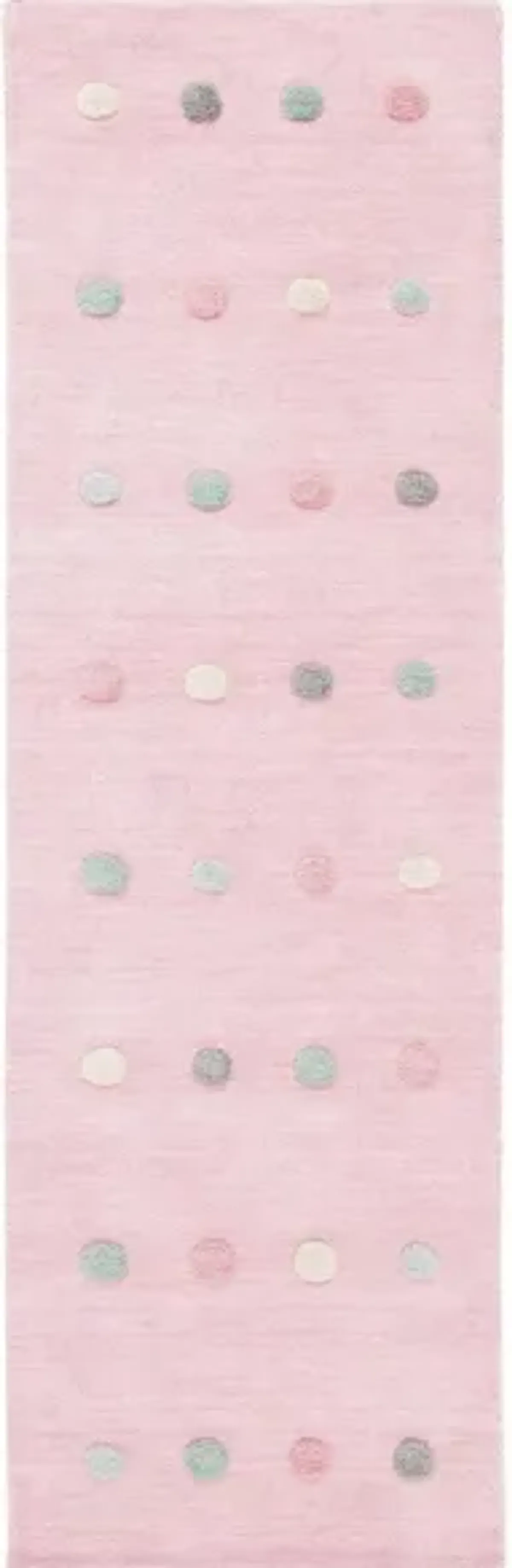 Avery Kid's Area Rug in Light Pink by Safavieh