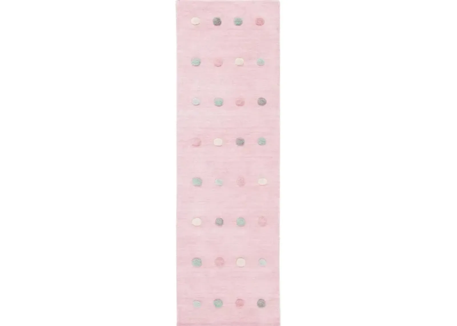 Avery Kid's Area Rug in Light Pink by Safavieh