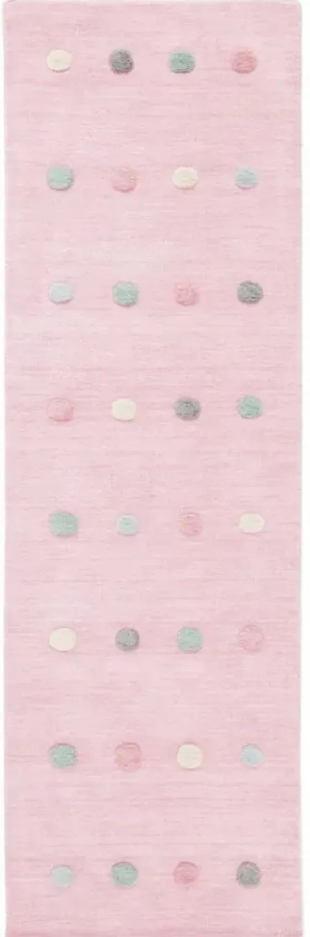 Avery Kid's Area Rug in Light Pink by Safavieh