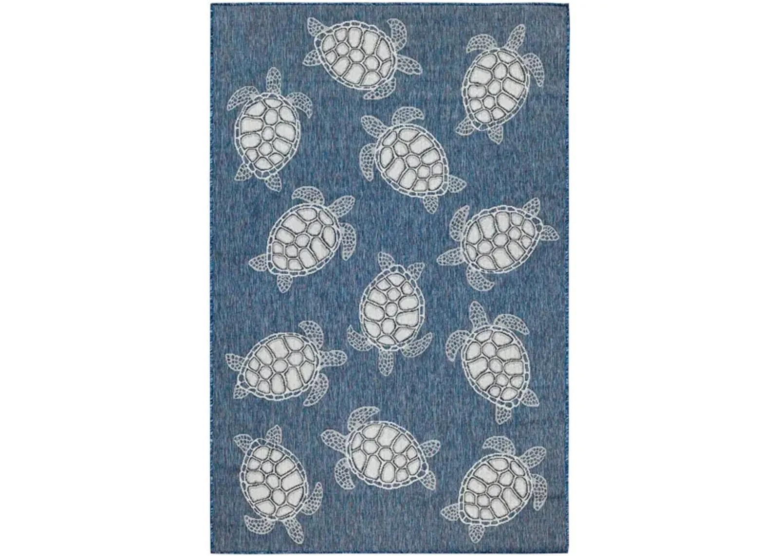 Carmel Indoor/Outdoor Rug in Navy by Trans-Ocean Import Co Inc