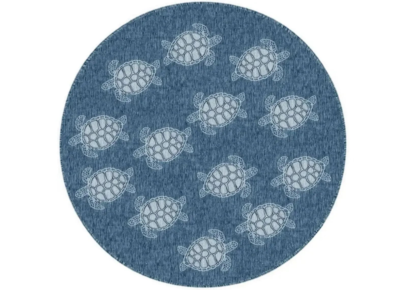 Carmel Indoor/Outdoor Rug in Navy by Trans-Ocean Import Co Inc