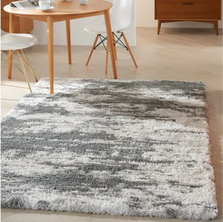 Aspen Area Rug in Charcoal Ivory by Nourison