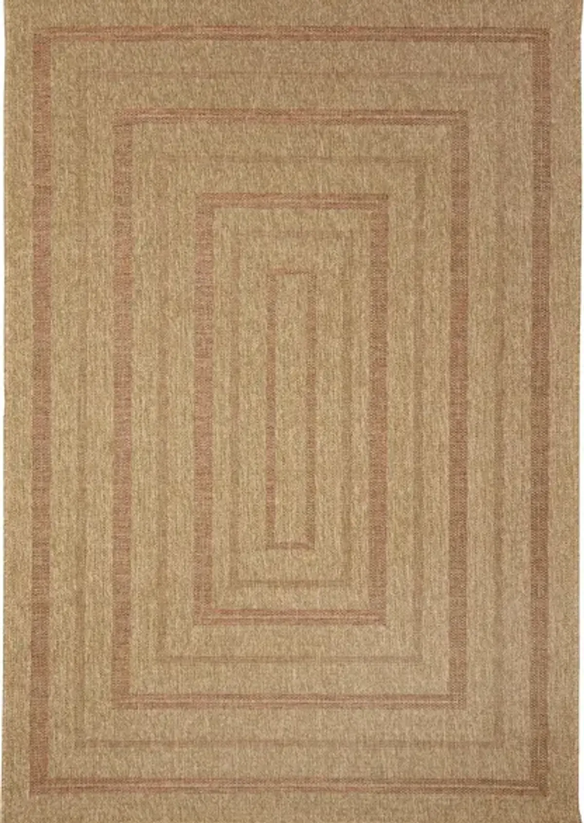 Sahara Indoor/Outdoor Rug in Terracotta by Trans-Ocean Import Co Inc