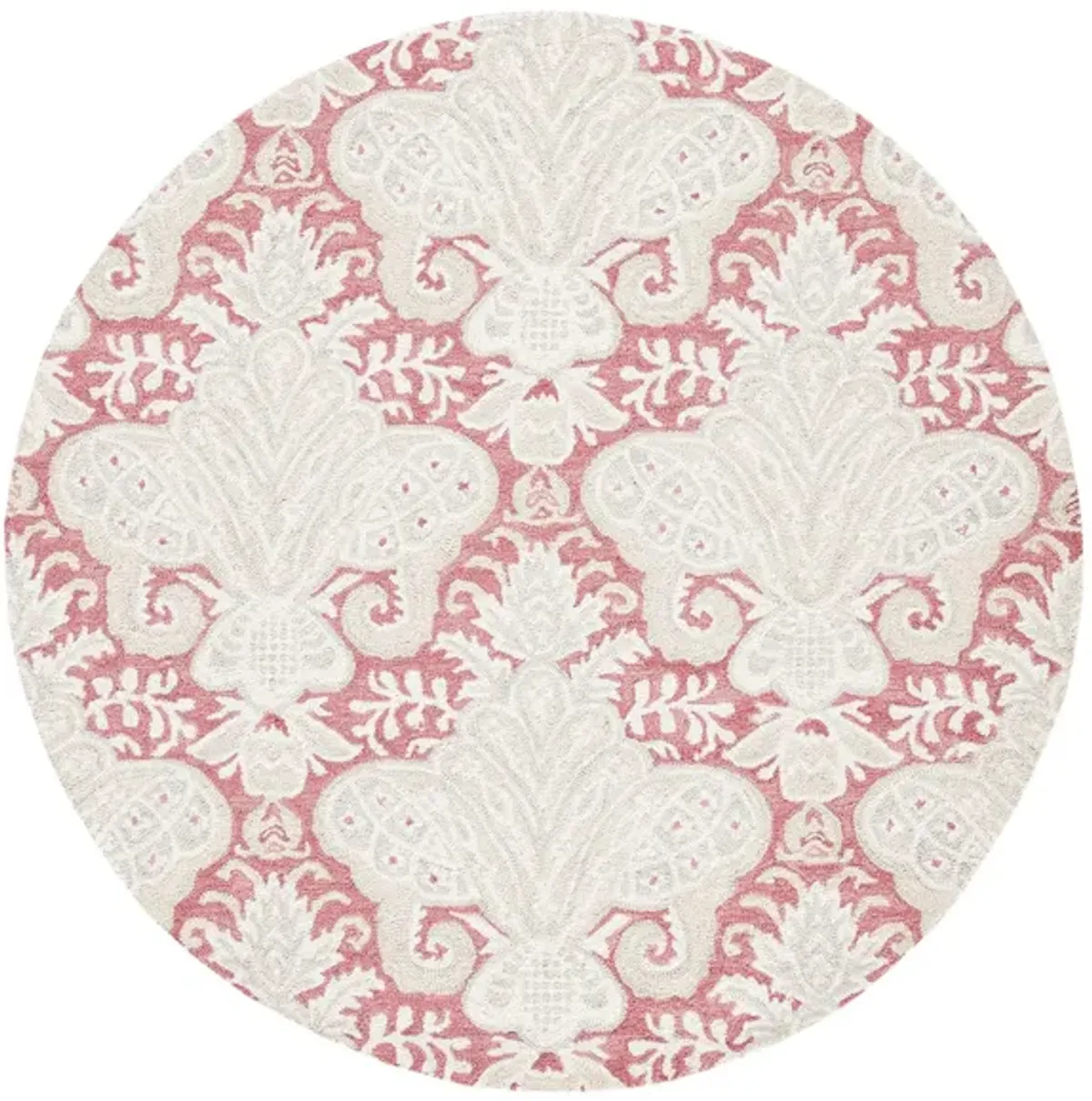 Earthy Area Rug in Pink & Beige by Safavieh