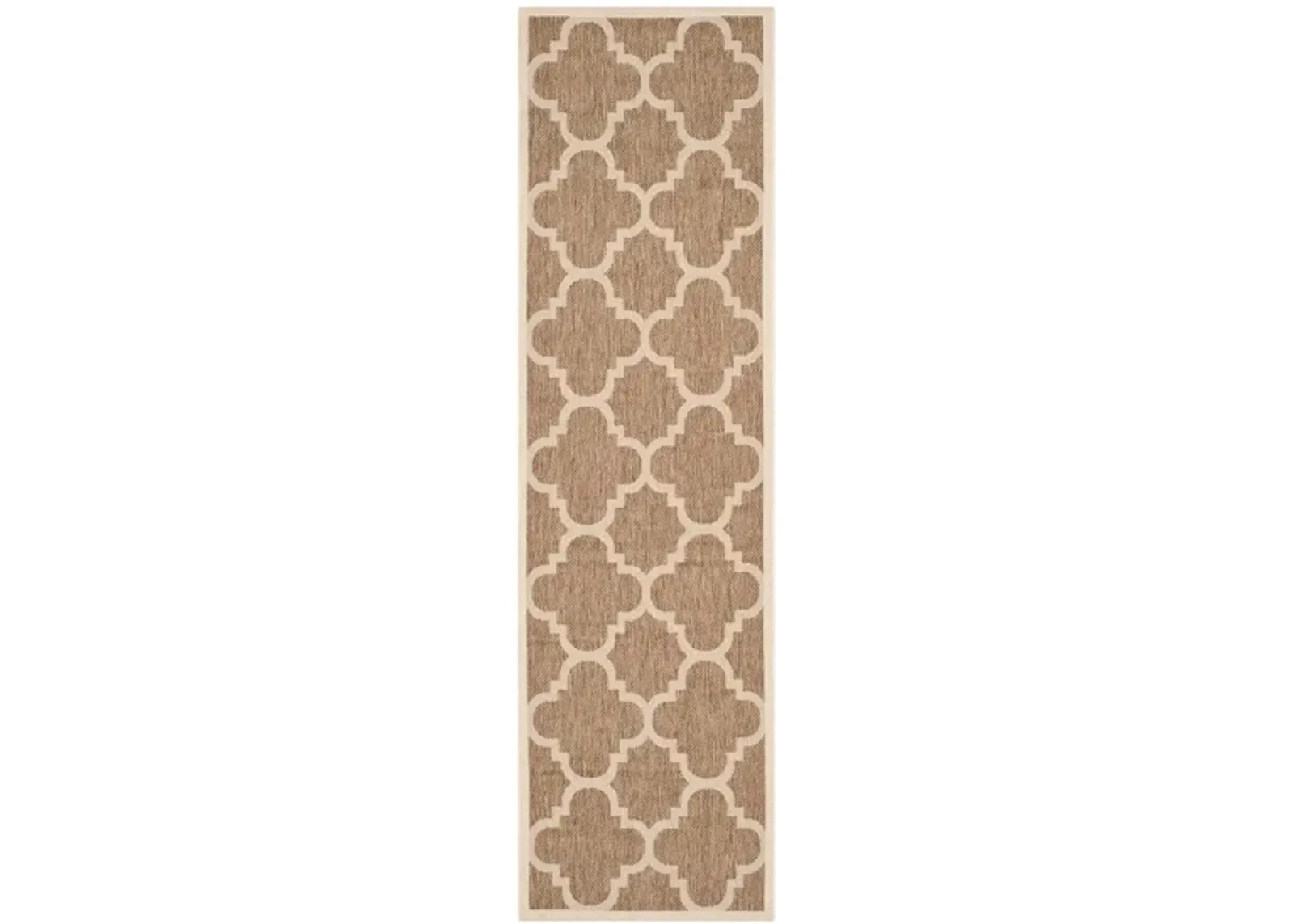 Courtyard Runner Rug in Brown by Safavieh