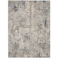 Montrose Area Rug in White Blue by Nourison