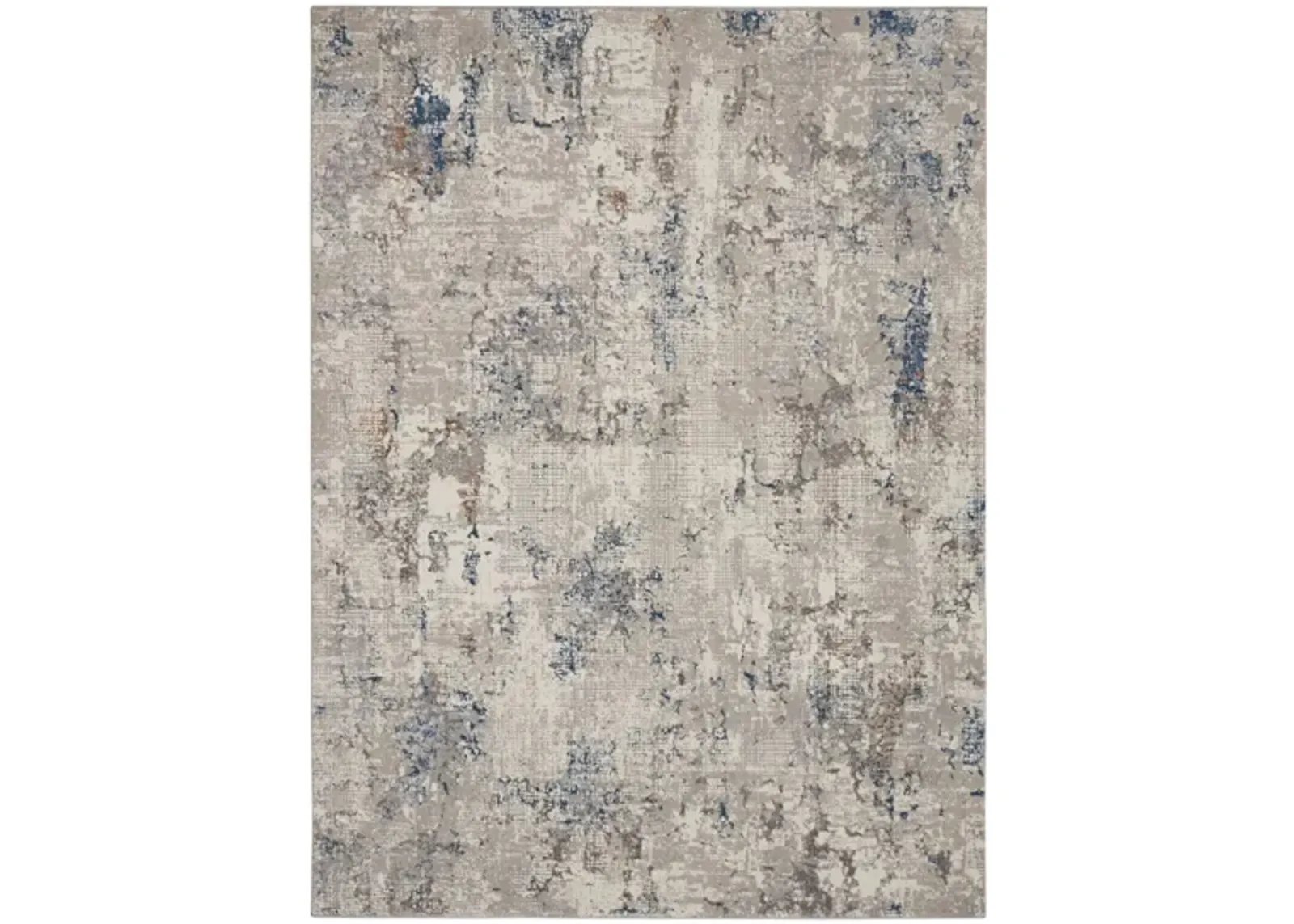 Montrose Area Rug in White Blue by Nourison