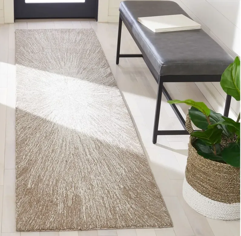 Uruha Runner Rug in Taupe by Safavieh