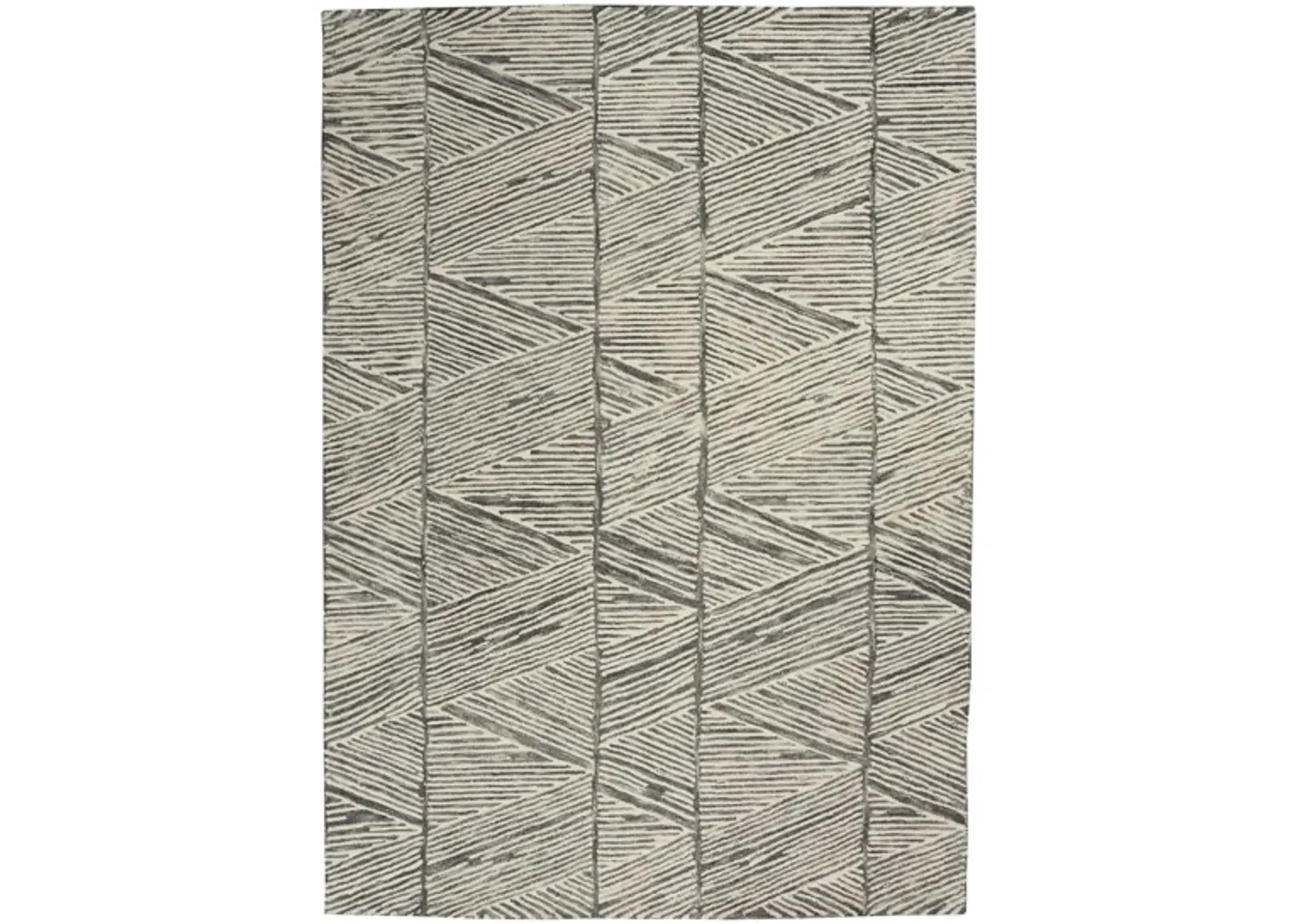 Naples Area Rug in Gray/White by Nourison