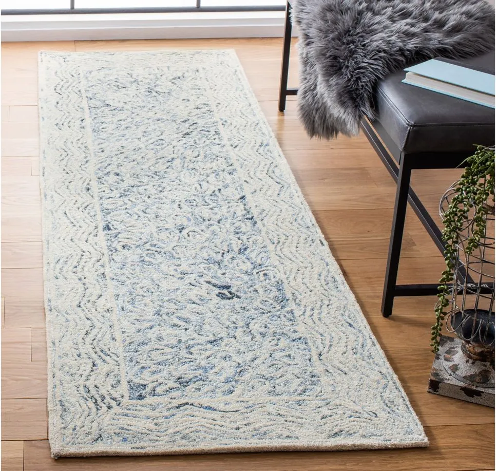 Houshou Runner Rug in Charcoal by Safavieh