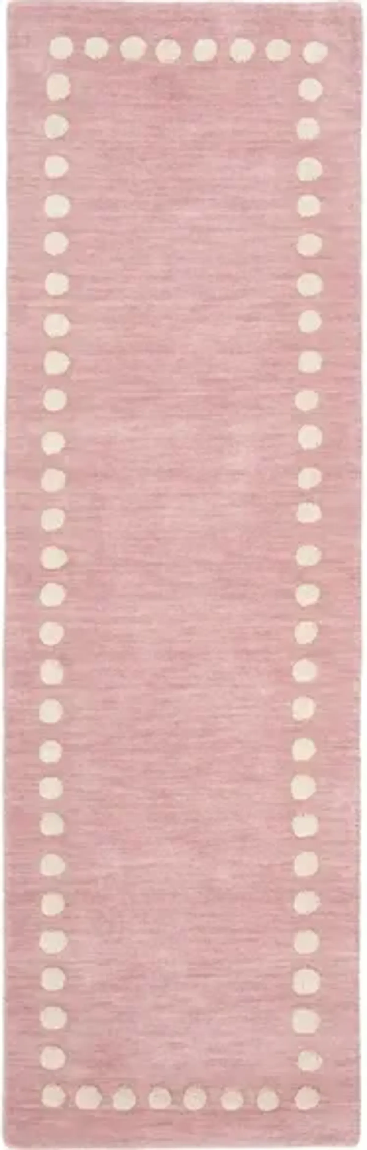 Finnian Kid's Area Rug in Pink by Safavieh