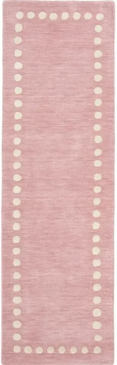 Finnian Kid's Area Rug in Pink by Safavieh