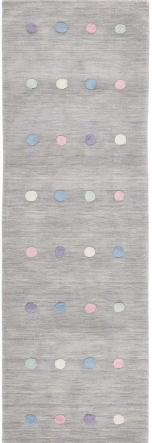Avery Kid's Area Rug in Silver by Safavieh