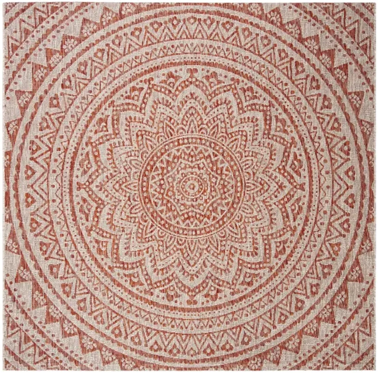 Courtyard Mandala Indoor/Outdoor Area Rug