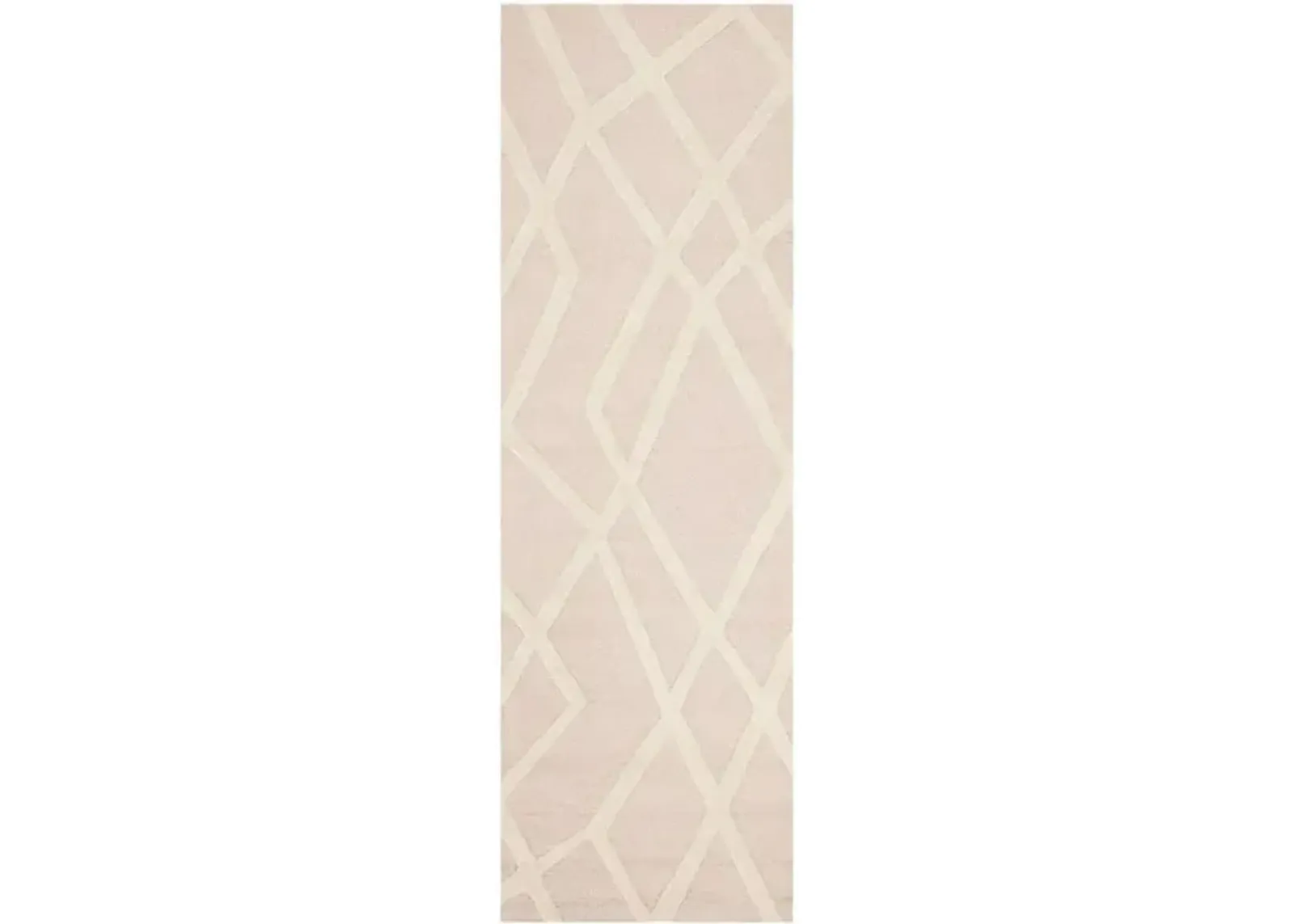 Kayson Kid's Area Rug in Pink & Ivory by Safavieh