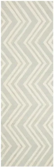 Santana Kid's Area Rug in Mint & Ivory by Safavieh