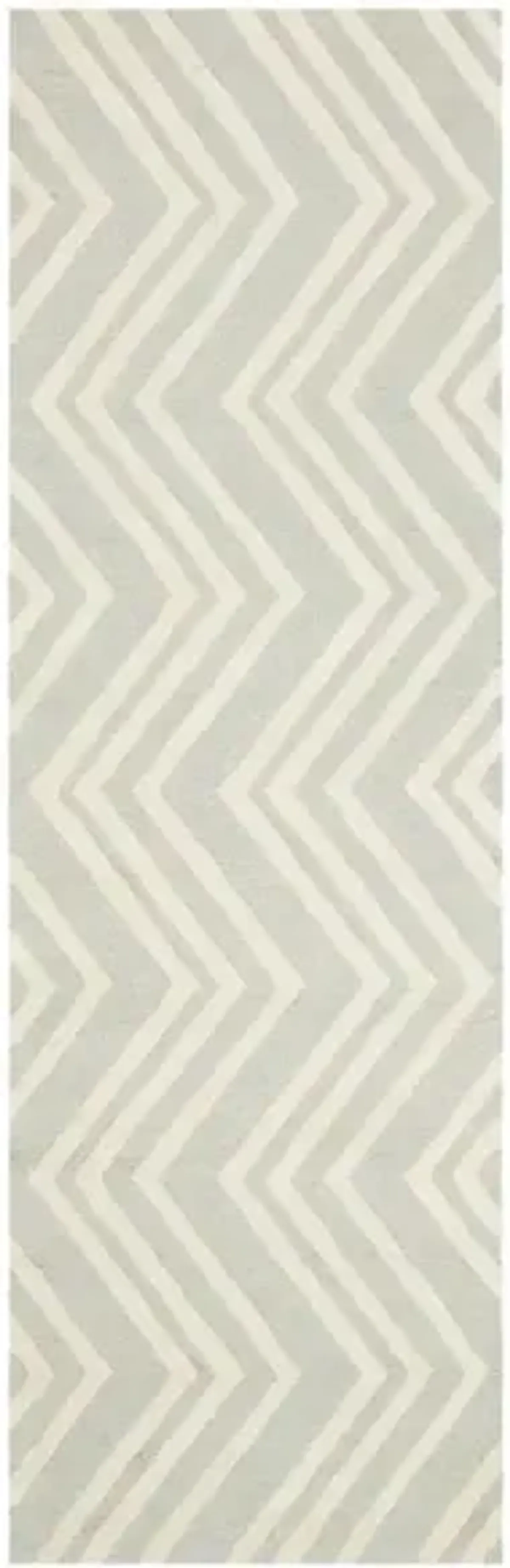 Santana Kid's Area Rug in Mint & Ivory by Safavieh