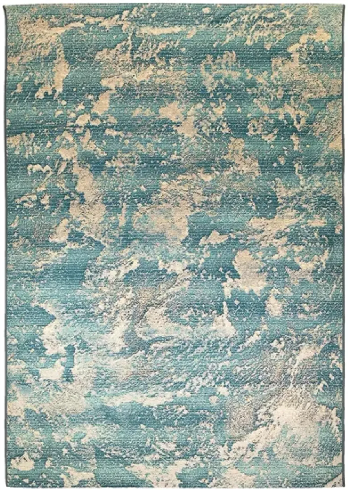 Liora Manne Marina Stormy Indoor/Outdoor Area Rug in Sea by Trans-Ocean Import Co Inc