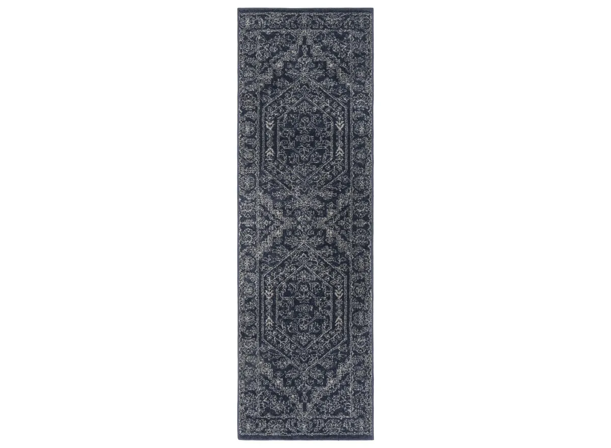 Adirondack Runner Rug in Navy/Ivory by Safavieh