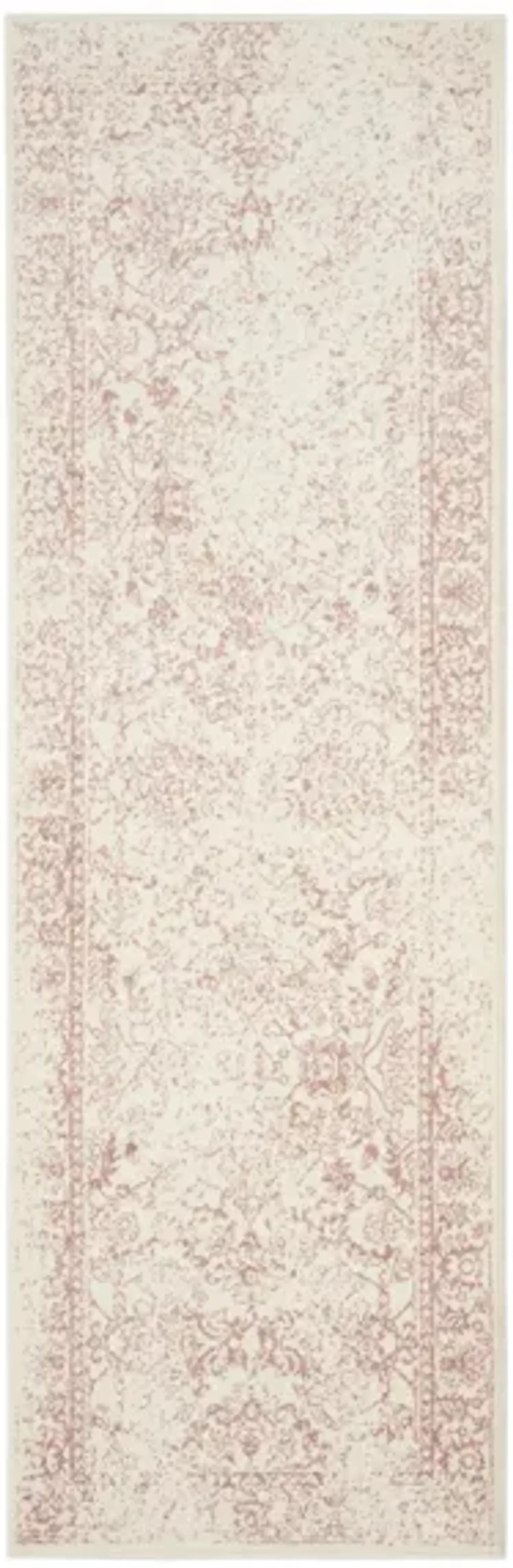 Adirondack Runner Rug in Ivory/Rose by Safavieh