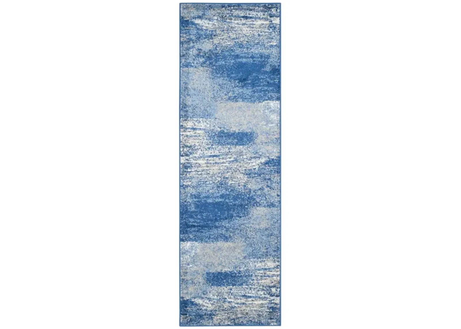 Adirondack Runner Rug in Silver/Blue by Safavieh