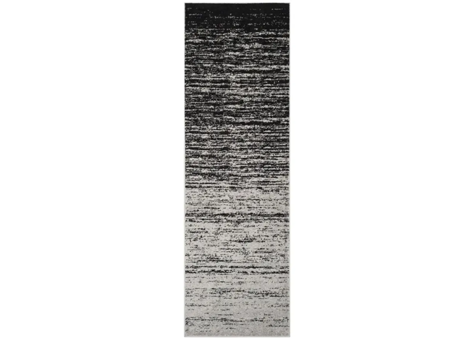 Adirondack Runner Rug in Silver/Black by Safavieh