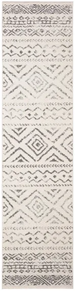 Tulum Runner Rug in Ivory/Gray by Safavieh