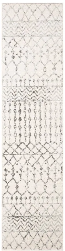 Tulum Runner Rug in Ivory/Gray by Safavieh