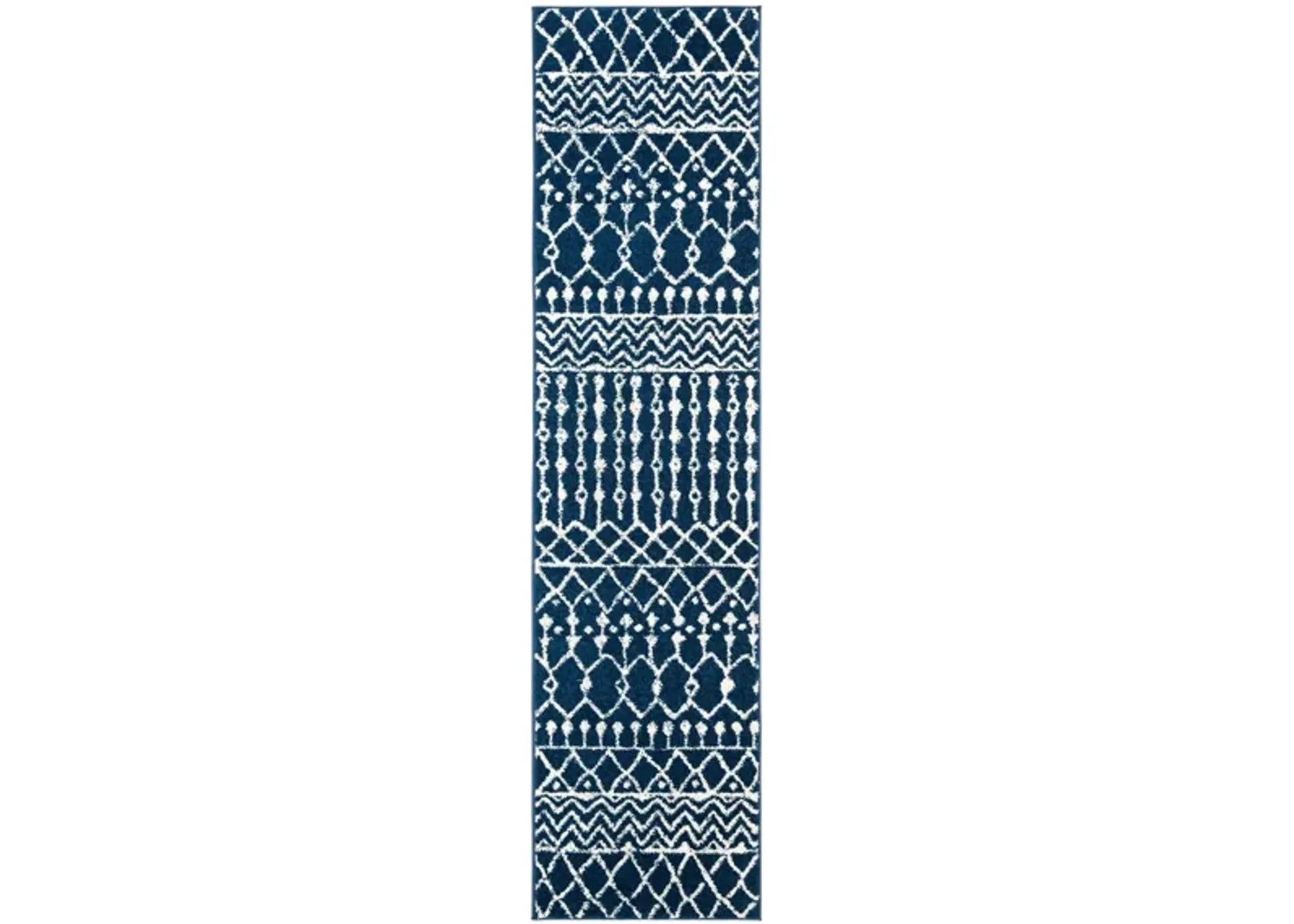 Tulum Area Rug in Navy/Ivory by Safavieh