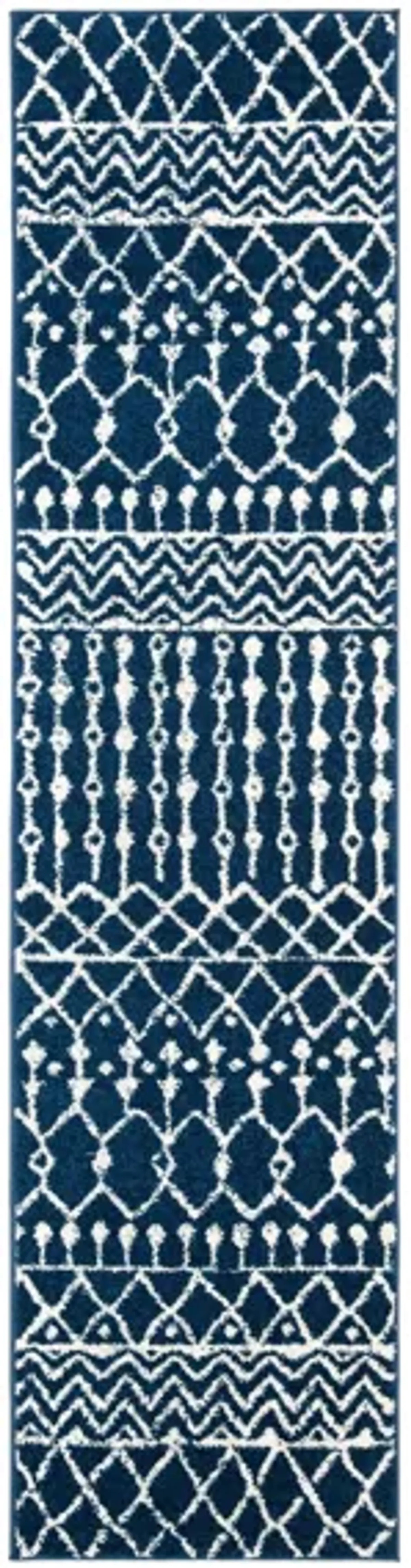 Tulum Area Rug in Navy/Ivory by Safavieh