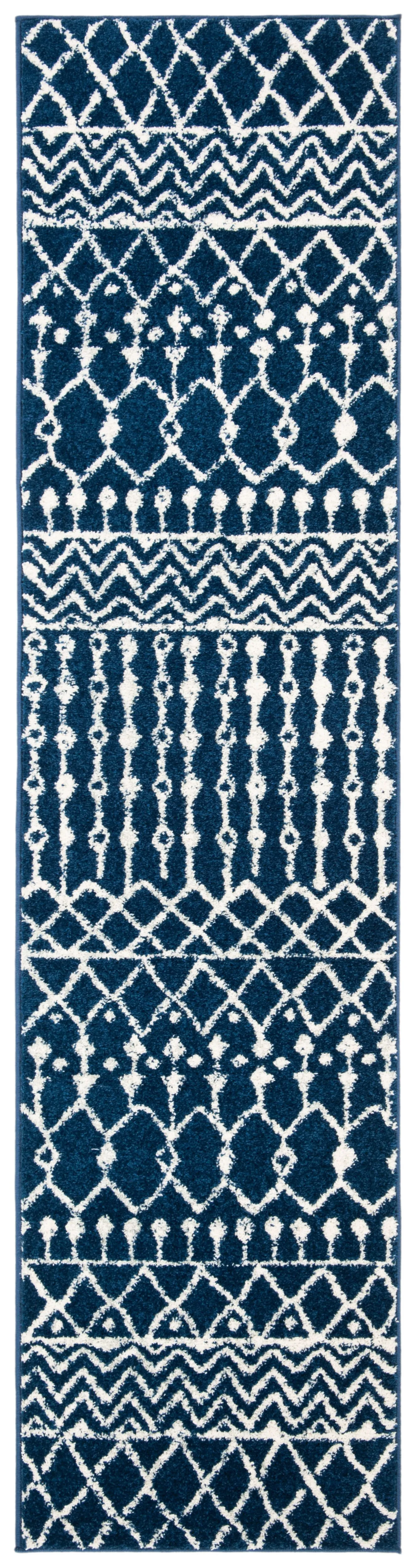 Tulum Area Rug in Navy/Ivory by Safavieh
